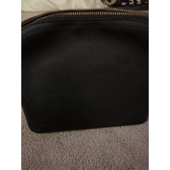 Betsey Johnson Set Of 2 Bags With Bow & Heart Detailing - Black & Patterned SEE - Picture 9 of 13